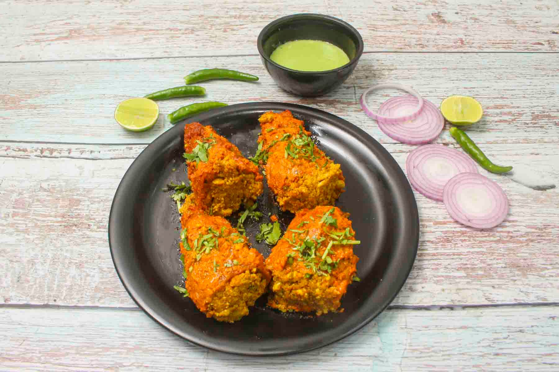 Paneer Stuff Masala Chaap Tikka